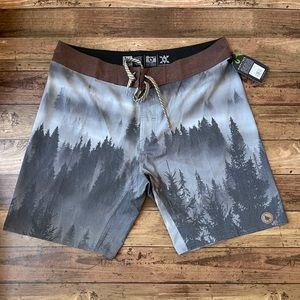 Nwt Hippytree Board Shorts Sz36 